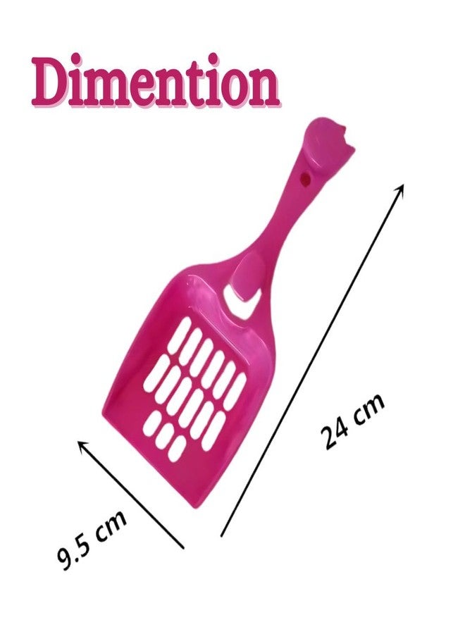 PET FUN مغرفة صندوق فضلات القطط من بيت فن | مغرفة فضلات خفيفة الوزن للقطط | غربال متين لفضلات القطط بمقبض مريح | مناسب لجميع صناديق فضلات القطط (قد يختلف اللون، عبوة من قطعة واحدة) - Image 4